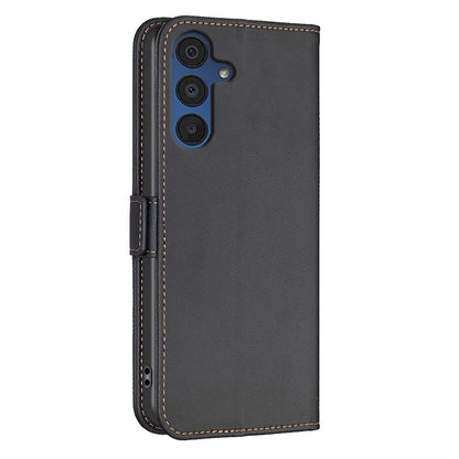 BINFEN COLOR BF31 For Samsung Galaxy A15 5G Leather Case Magnetic Clasp Wallet Phone Cover