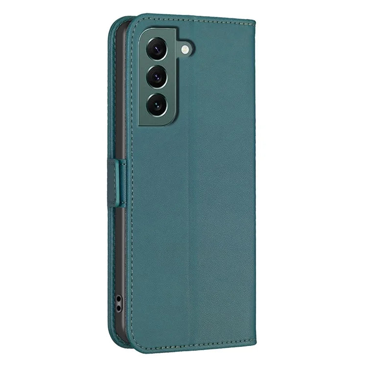 BINFEN COLOR BF31 For Samsung Galaxy S22+ 5G Stand Case Leather Wallet Phone Cover