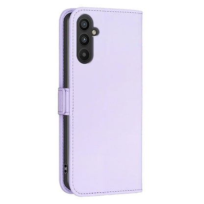 BINFEN COLOR BF31 For Samsung Galaxy A24 4G (162.1 x 77.6 x 8.3mm) Cell Phone Case PU Leather Stand Card Slots Cover