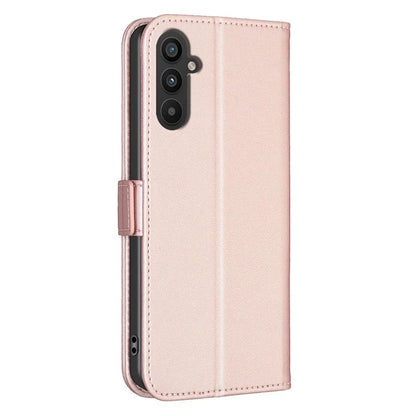 BINFEN COLOR BF31 For Samsung Galaxy A24 4G (162.1 x 77.6 x 8.3mm) Cell Phone Case PU Leather Stand Card Slots Cover