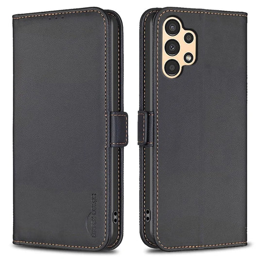 BINFEN COLOR BF31 For Samsung Galaxy A13 5G / A13 4G Magnetic Phone Case Leather Stand Card Slots Cover