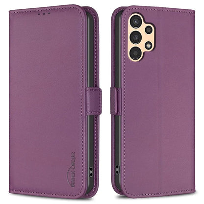 BINFEN COLOR BF31 For Samsung Galaxy A13 5G / A13 4G Magnetic Phone Case Leather Stand Card Slots Cover