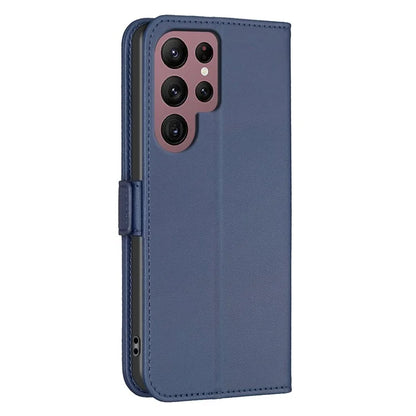 BINFEN COLOR BF31 For Samsung Galaxy S22 Ultra 5G Magnetic Case PU Leather Folio Stand Phone Cover