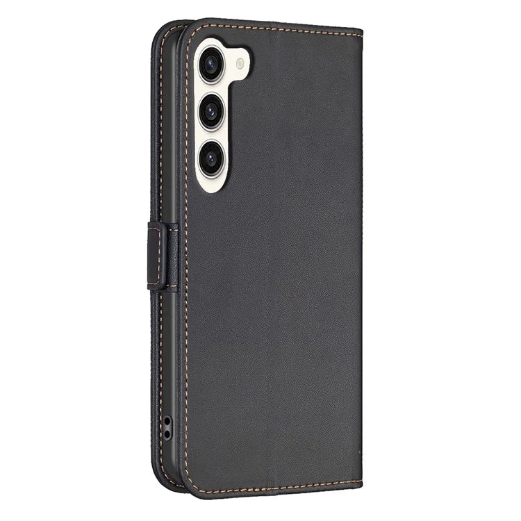 BINFEN COLOR BF31 For Samsung Galaxy S24 Case PU Leather Card Holder Mobile Phone Cover