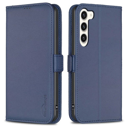 BINFEN COLOR BF31 For Samsung Galaxy S24 Case PU Leather Card Holder Mobile Phone Cover