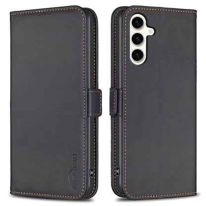 BINFEN COLOR BF31 For Samsung Galaxy S23 FE Case PU Leather Phone Wallet Cover with Magnetic Clasp