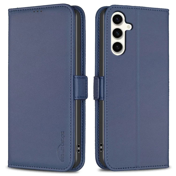 BINFEN COLOR BF31 For Samsung Galaxy S23 FE Case PU Leather Phone Wallet Cover with Magnetic Clasp