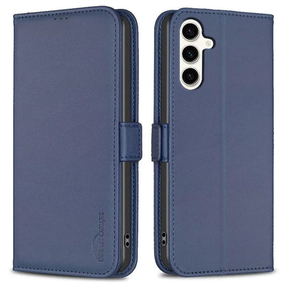 BINFEN COLOR BF31 For Samsung Galaxy S23 FE Case PU Leather Phone Wallet Cover with Magnetic Clasp