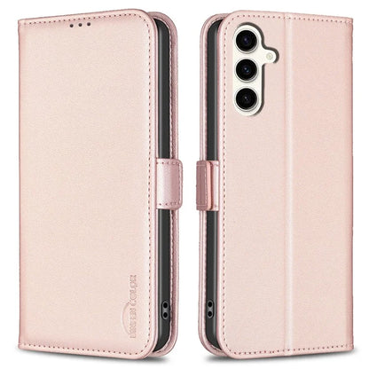 BINFEN COLOR BF31 For Samsung Galaxy S23 FE Case PU Leather Phone Wallet Cover with Magnetic Clasp