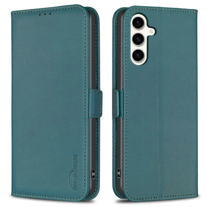 BINFEN COLOR BF31 For Samsung Galaxy S23 FE Case PU Leather Phone Wallet Cover with Magnetic Clasp