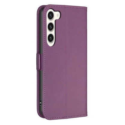 BINFEN COLOR BF31 For Samsung Galaxy S24+ Case PU Leather+TPU Stand Cover with Magnetic Clasp