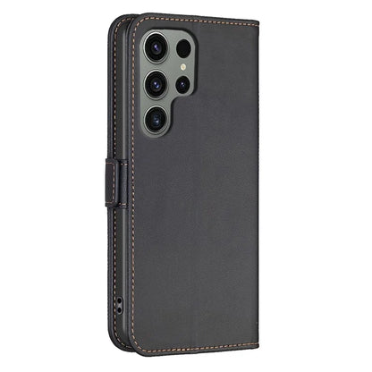 BINFEN COLOR BF31 For Samsung Galaxy S24 Ultra Case PU Leather Wallet Card Holder Protective Cover