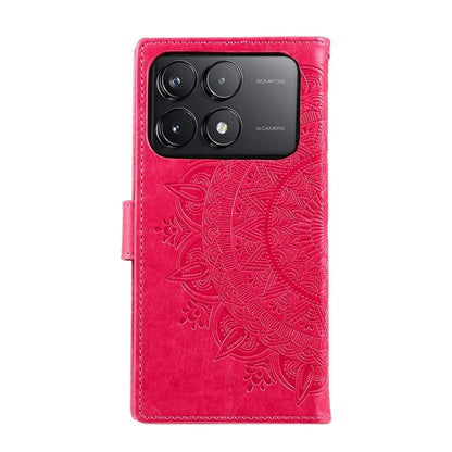 For Xiaomi Redmi K70 5G / K70 Pro 5G Cell Phone Case Mandala Flower Imprinted Leather Cover