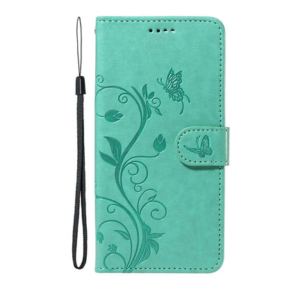 For Xiaomi Redmi Note 12 4G Cell Phone Case Apricot Blossom Butterfly Pattern Imprinted Leather Cover
