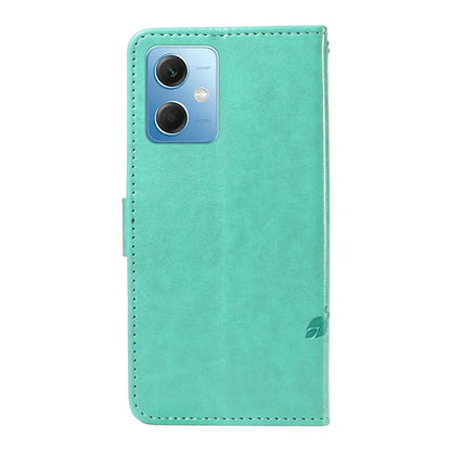 For Xiaomi Redmi Note 12 5G (China) / (India) / (Global) / Poco X5 5G Case Butterfly Flower Imprinted Phone Cover