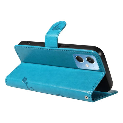 For Xiaomi Redmi Note 12 5G (China) / (India) / (Global) / Poco X5 5G Case Butterfly Flower Imprinted Phone Cover