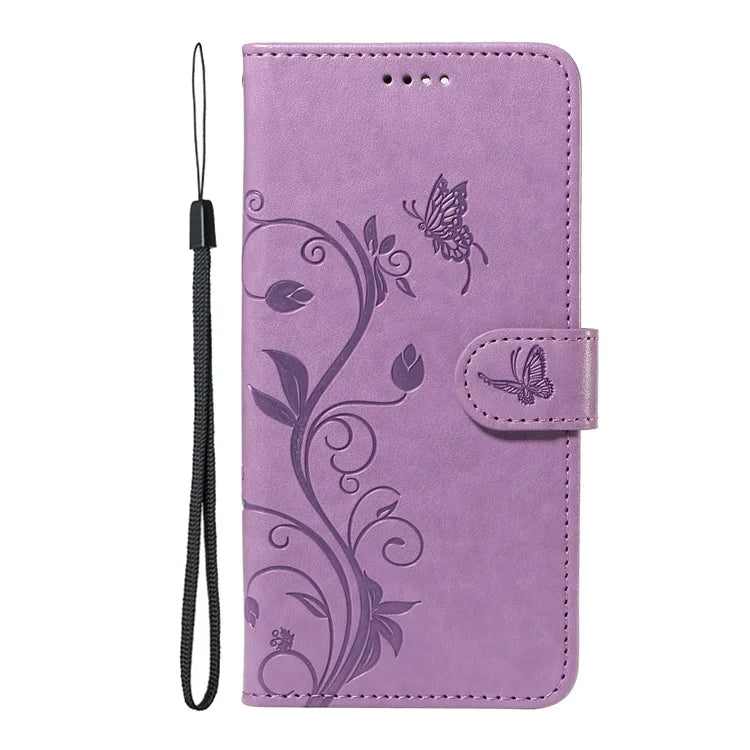 For Xiaomi Redmi Note 12 5G (China) / (India) / (Global) / Poco X5 5G Case Butterfly Flower Imprinted Phone Cover
