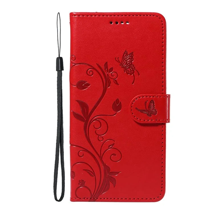For Xiaomi Redmi Note 12 5G (China) / (India) / (Global) / Poco X5 5G Case Butterfly Flower Imprinted Phone Cover