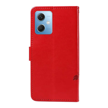 For Xiaomi Redmi Note 12 5G (China) / (India) / (Global) / Poco X5 5G Case Butterfly Flower Imprinted Phone Cover