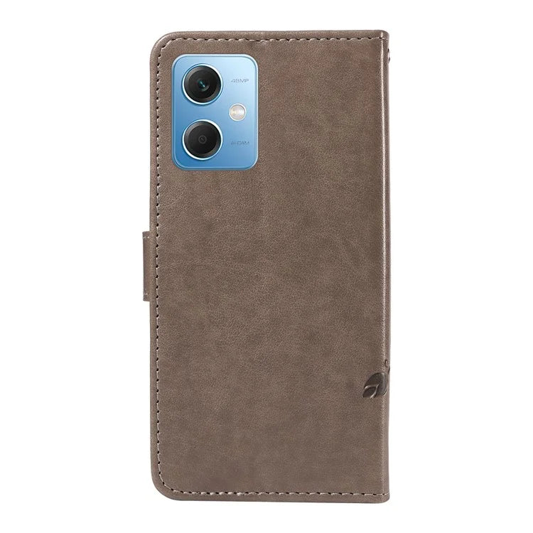 For Xiaomi Redmi Note 12 5G (China) / (India) / (Global) / Poco X5 5G Case Butterfly Flower Imprinted Phone Cover