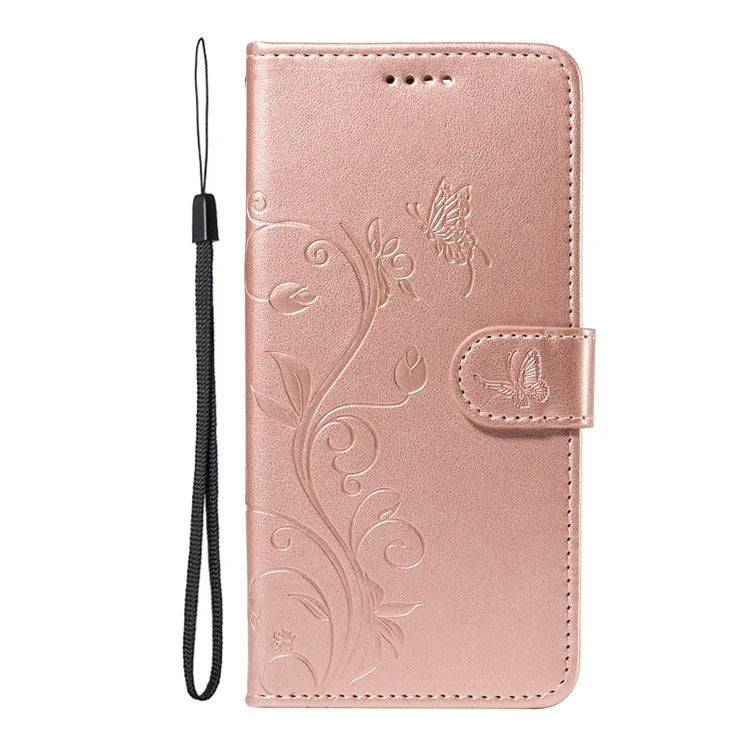 For Xiaomi Redmi Note 12 5G (China) / (India) / (Global) / Poco X5 5G Case Butterfly Flower Imprinted Phone Cover
