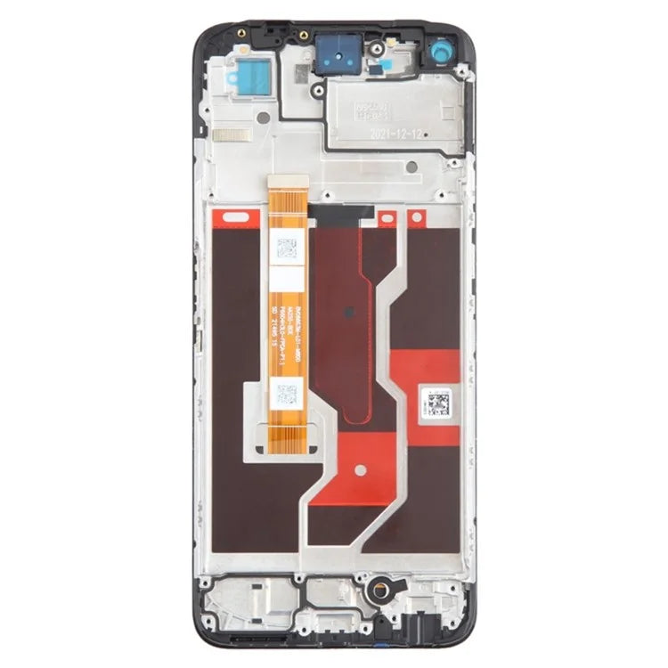 For Oppo A76 Grade B LCD Screen and Digitizer Assembly + Frame Replacement Part (without Logo)