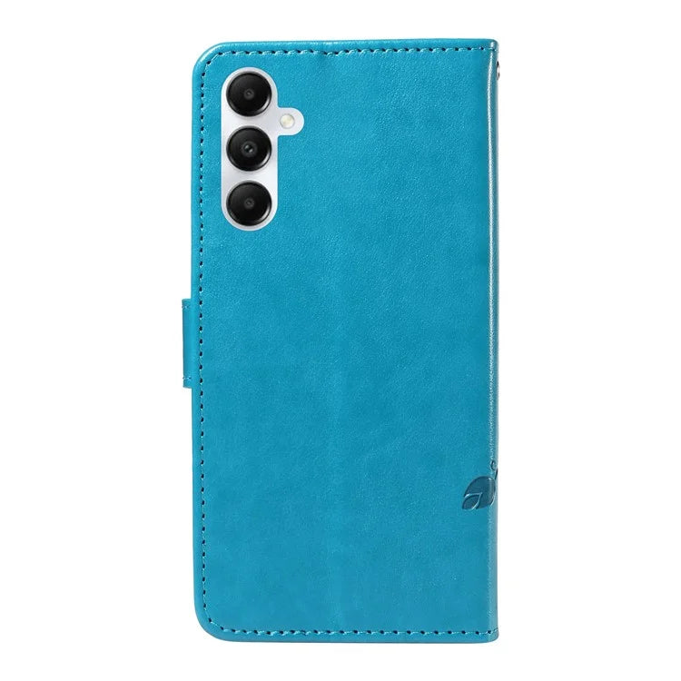 For Samsung Galaxy A05s 4G Case Imprinted Butterfly Flower Folio Wallet Stand Phone Protector