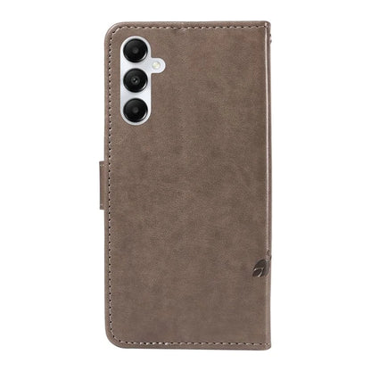 For Samsung Galaxy A05s 4G Case Imprinted Butterfly Flower Folio Wallet Stand Phone Protector