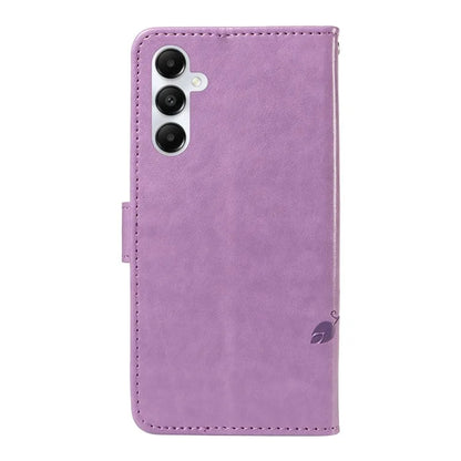 For Samsung Galaxy A05s 4G Case Imprinted Butterfly Flower Folio Wallet Stand Phone Protector