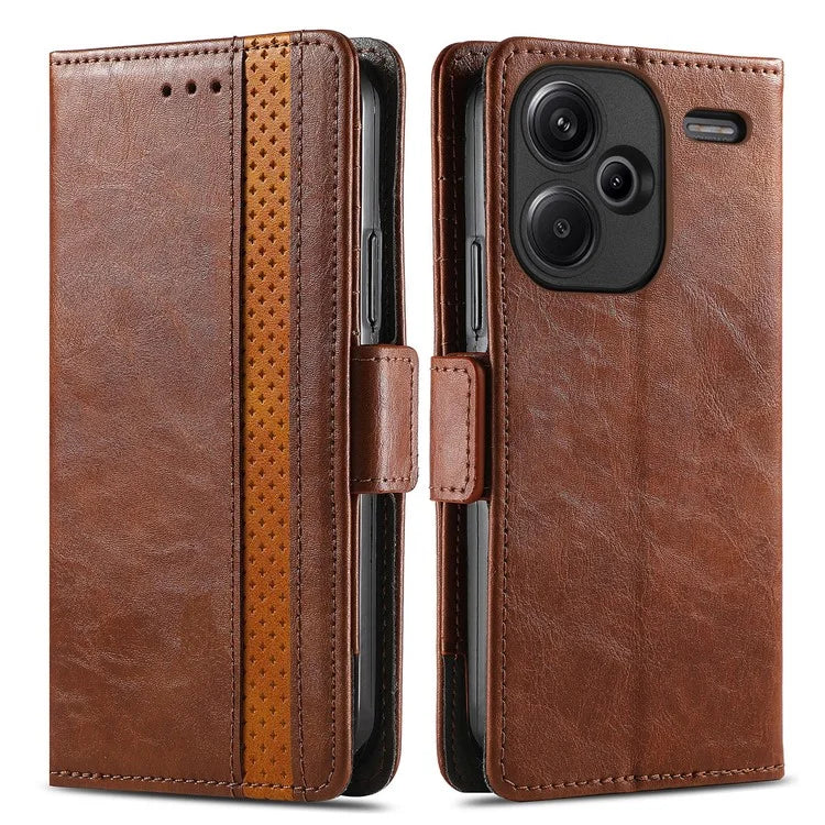 CASENEO 002 Series For Xiaomi Redmi Note 13 Pro+ 5G Case Wallet Stand Flip Phone Cover RFID Blocking