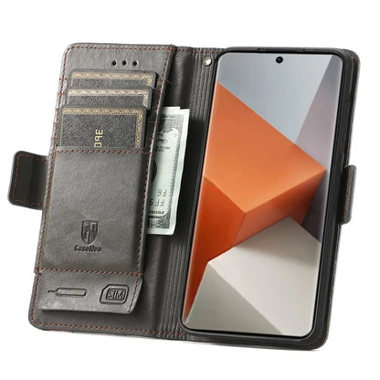 CASENEO 002 Series For Xiaomi Redmi Note 13 Pro+ 5G Case Wallet Stand Flip Phone Cover RFID Blocking