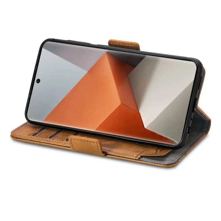 CASENEO 002 Series For Xiaomi Redmi Note 13 Pro+ 5G Case Wallet Stand Flip Phone Cover RFID Blocking