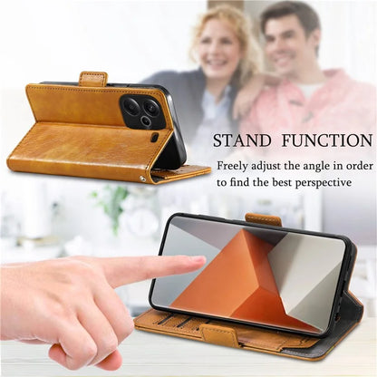 CASENEO 002 Series For Xiaomi Redmi Note 13 Pro+ 5G Case Wallet Stand Flip Phone Cover RFID Blocking