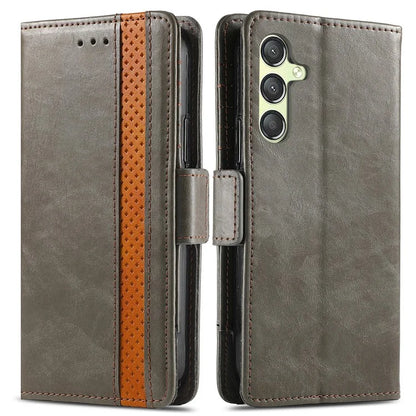CASENEO 002 Series For Samsung Galaxy A25 5G (Global) (161.0 x 76.5 x 8.3mm) Wallet Case RFID Blocking Stand Leather Phone Cover
