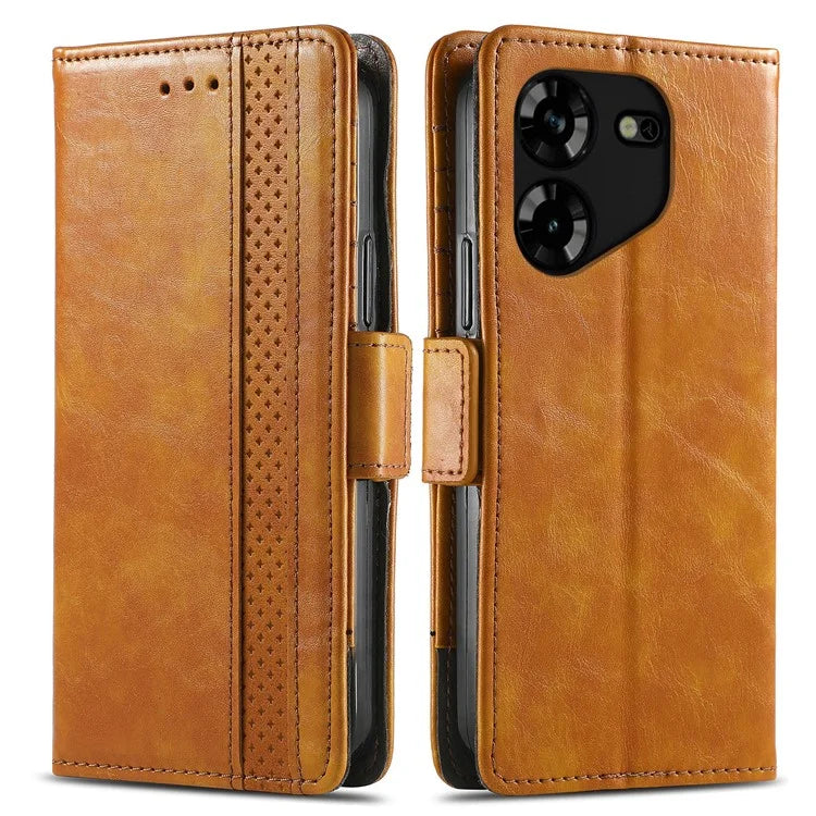 CASENEO 002 Series For Transsion Tecno Pova 5 4G Leather Case Business Phone Cover Wallet