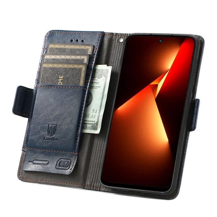CASENEO 002 Series For Transsion Tecno Pova 5 4G Leather Case Business Phone Cover Wallet