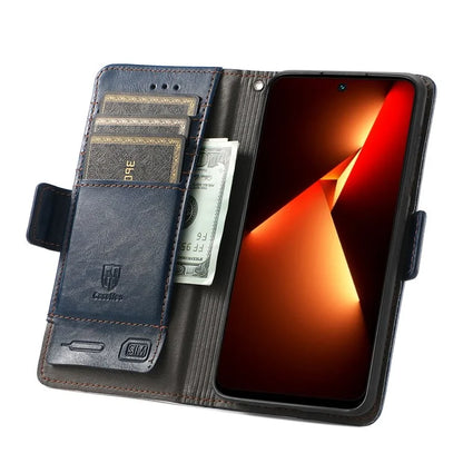 CASENEO 002 Series For Transsion Tecno Pova 5 4G Leather Case Business Phone Cover Wallet