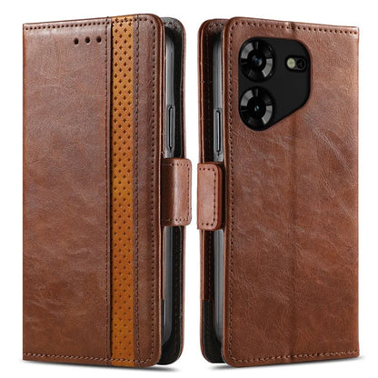 CASENEO 002 Series For Transsion Tecno Pova 5 4G Leather Case Business Phone Cover Wallet