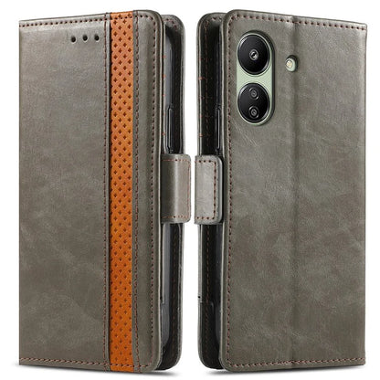 CASENEO 002 Series For Xiaomi Redmi 13C 4G / Poco C65 4G Leather Wallet Case Phone Stand Cover