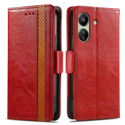 CASENEO 002 Series For Xiaomi Redmi 13C 4G / Poco C65 4G Leather Wallet Case Phone Stand Cover