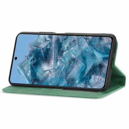 For Google Pixel 8 Pro Skin-Feel Phone Case Leather Cover Card Slots