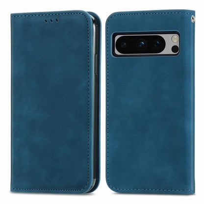 For Google Pixel 8 Pro Skin-Feel Phone Case Leather Cover Card Slots