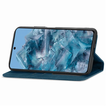 For Google Pixel 8 Pro Skin-Feel Phone Case Leather Cover Card Slots