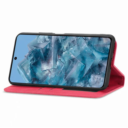 For Google Pixel 8 Pro Skin-Feel Phone Case Leather Cover Card Slots