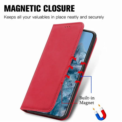 For Google Pixel 8 Pro Skin-Feel Phone Case Leather Cover Card Slots