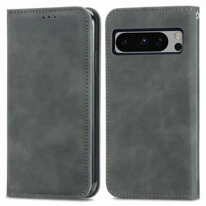 For Google Pixel 8 Pro Skin-Feel Phone Case Leather Cover Card Slots