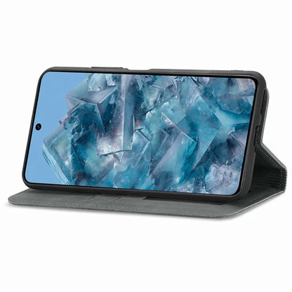 For Google Pixel 8 Pro Skin-Feel Phone Case Leather Cover Card Slots