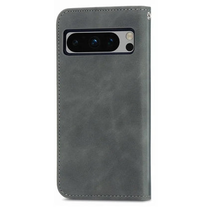 For Google Pixel 8 Pro Skin-Feel Phone Case Leather Cover Card Slots