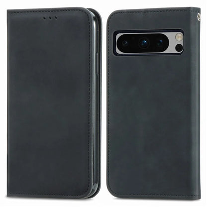 For Google Pixel 8 Pro Skin-Feel Phone Case Leather Cover Card Slots