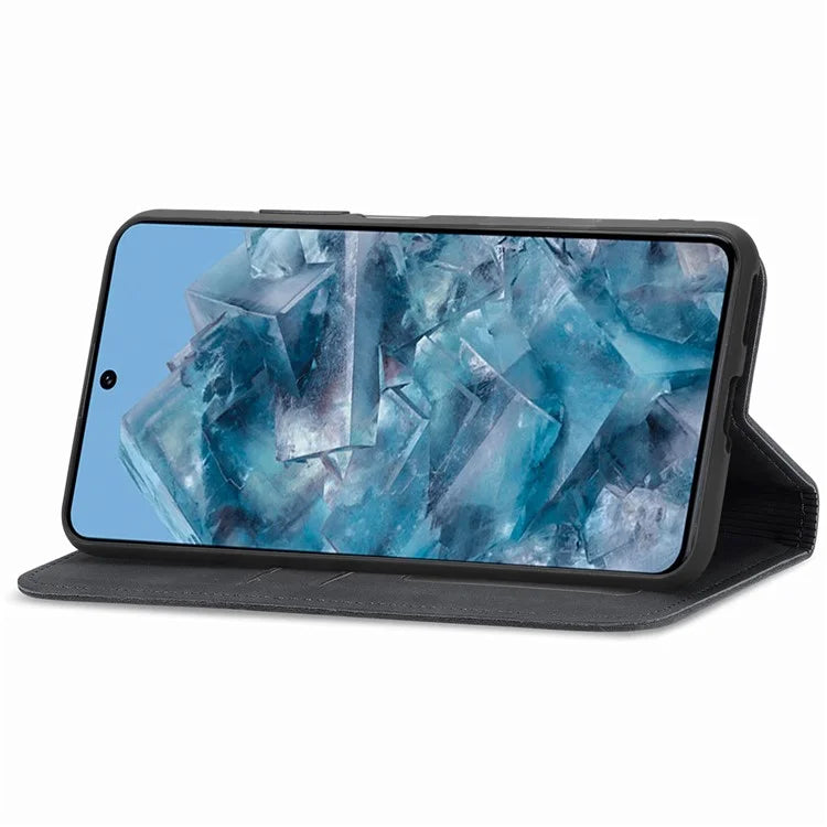 For Google Pixel 8 Pro Skin-Feel Phone Case Leather Cover Card Slots